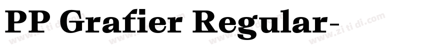 PP Grafier Regular字体转换 PP Grafier Regular字体转换